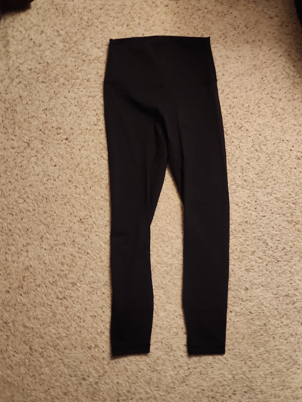 Brand New, Never Worn Lululemon Women's High Waist Black Leggings, Size 4